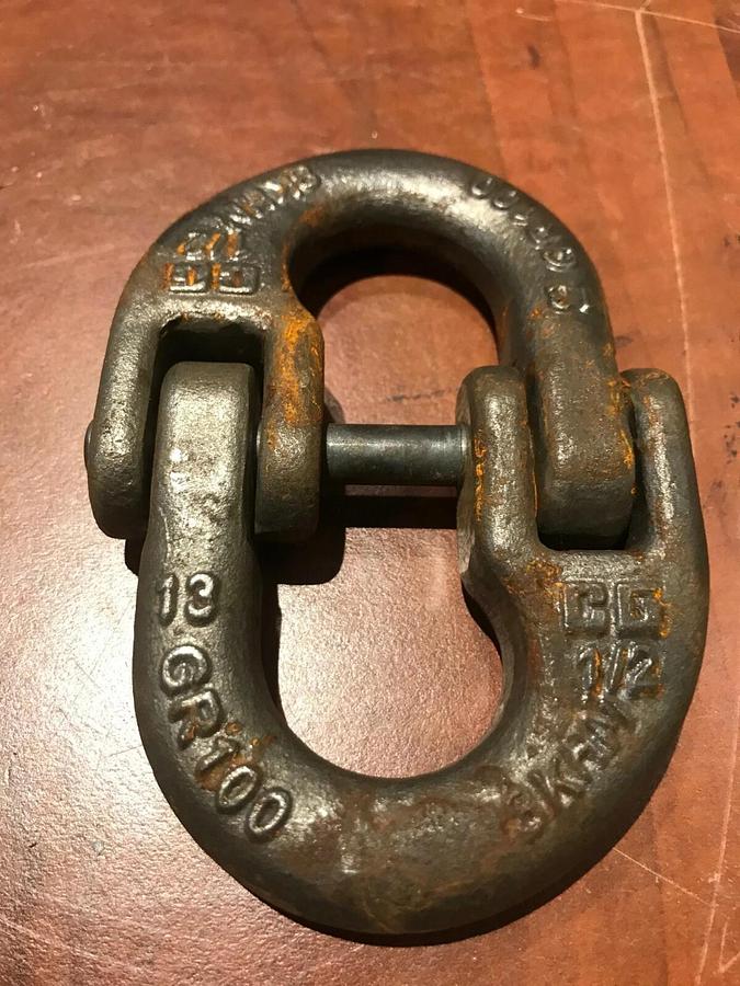 Crosby 1/2" Alloy Connecting Link A-1337 LOK-A-LOY GR 100 | 1015136 15,000 Lbs.