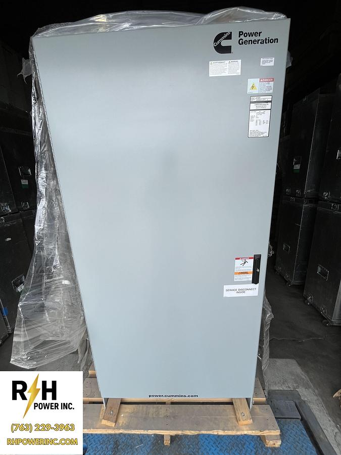 New 600 Amp 480VAC Cummins CXTCSE8 Spec. A Automatic Transfer Switch - S/N: B23M208374