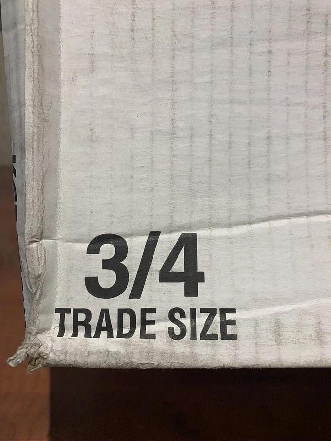 KAF-TECH Ultraflex Mechanical Non-Metallic Black Tubing Conduit 3/4" x 100'