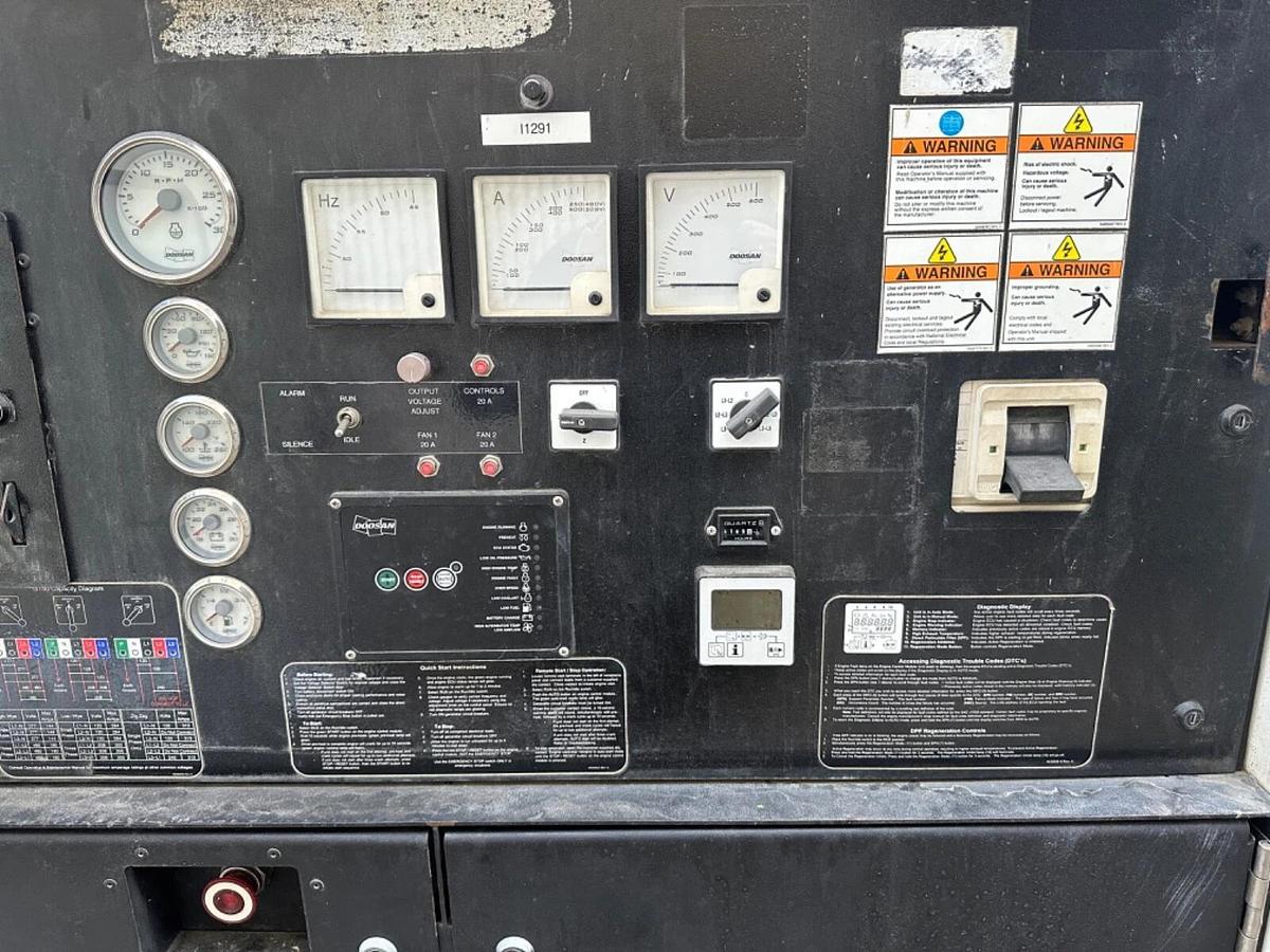 Used 150kVa Doosan G150WCU-3A-T4i Mobile Diesel Generator