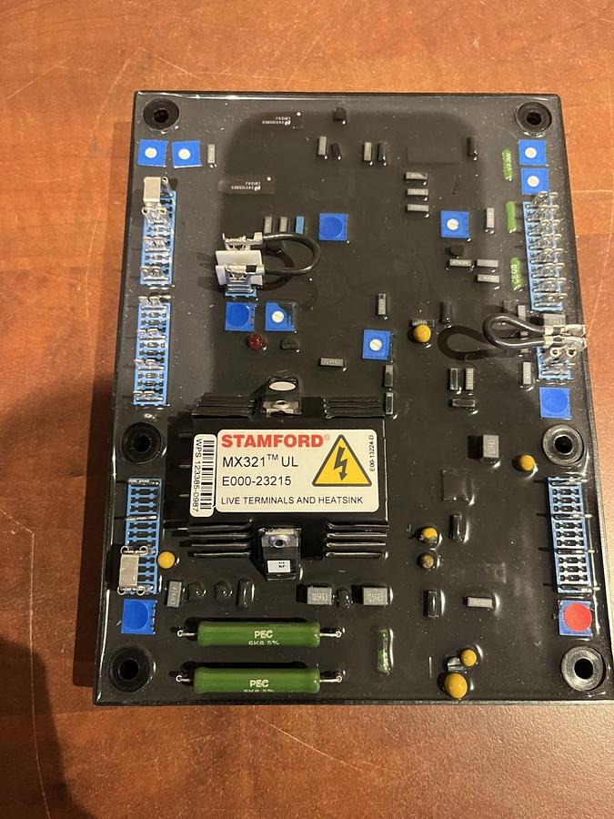 Used Genuine OEM Cummins Stamford MX321 UL Automatic Voltage Regulator - E000-23215
