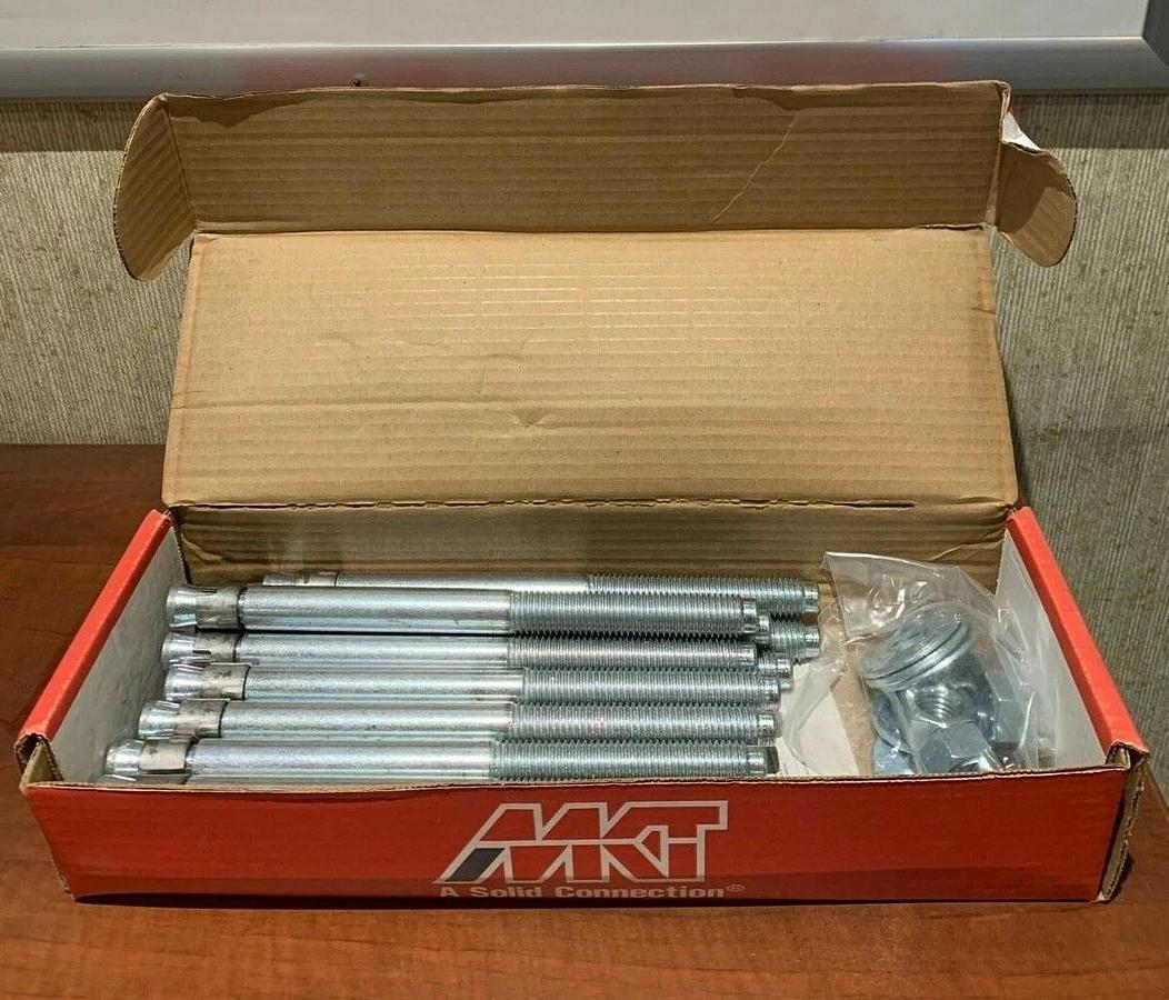 Used MKT Fastening 3/4" x 10" SUP-R-STUD Wedge Anchor 2634100 USA | (15 Pack)