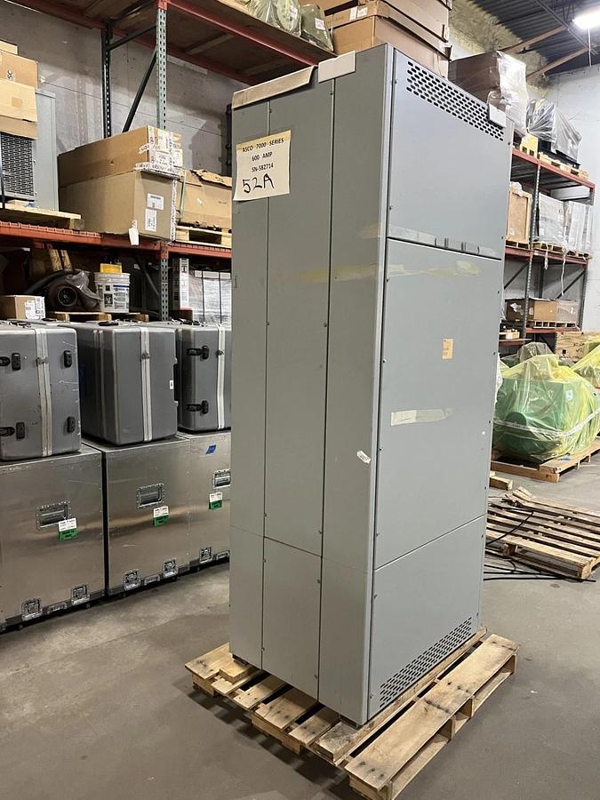 Used New 600 Amp 480V ASCO J07AUSA30600N5XC Automatic Transfer Switch - S/N: 582714WE
