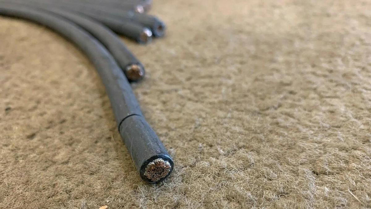 Used (12 Pack) 41" Long 4 AWG Electrical Lead Wire 600V USA | Cummins P/N: A034L458