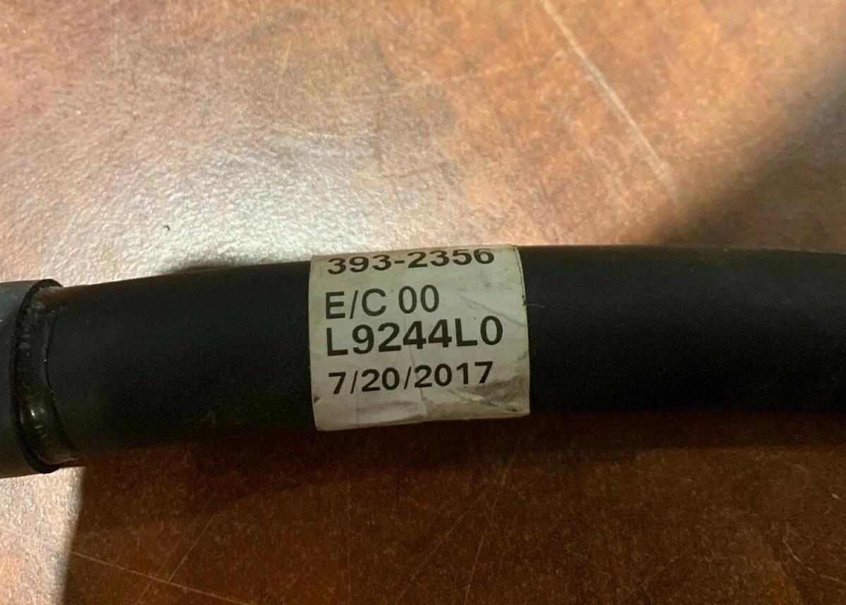 Used 27" Long 4/0 Power Cable w/ Lug Ring Terminals | CAT Caterpillar P/N: 393-2356