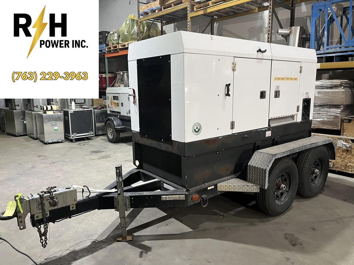 Used 70kva Wacker Neuson G70 Mobile Diesel Generator - S/N: 24445446