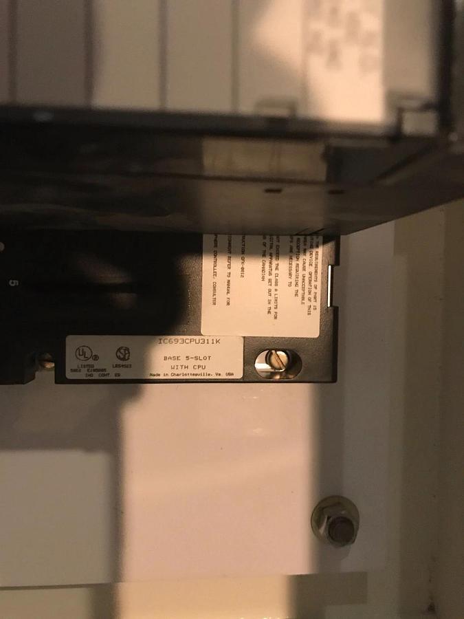 Used Ethernet Communications IO Module GE Fanuc Series 90-30 w/ Hoffman Enclosure