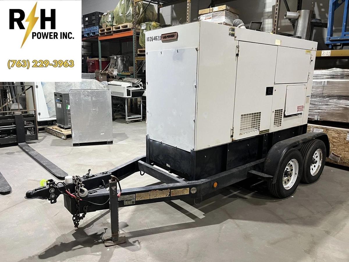 Used 70kVA 2014 Multiquip DCA-70SSJU4i Mobile Diesel Generator - S/N: 7305839