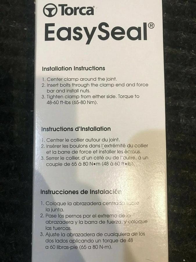 Used (10 Pack) 3" Torca Coupler Exhaust Sleeve Butt Joint Clamp - 304SS - A034C658