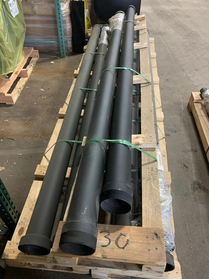 Used (2 Pack) New 124" Long 5" NPT Cummins Emergency Fuel Vent Extension | A034F389