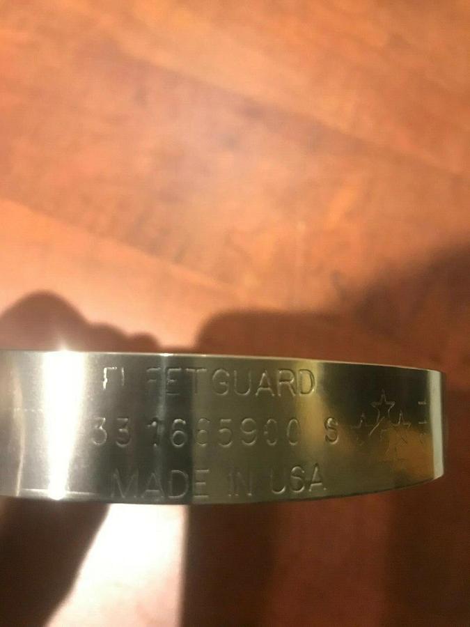 Used x5 Genuine Fleetguard 4.5" Premium T-Bolt Clamps | A034C569 134324 Made in USA