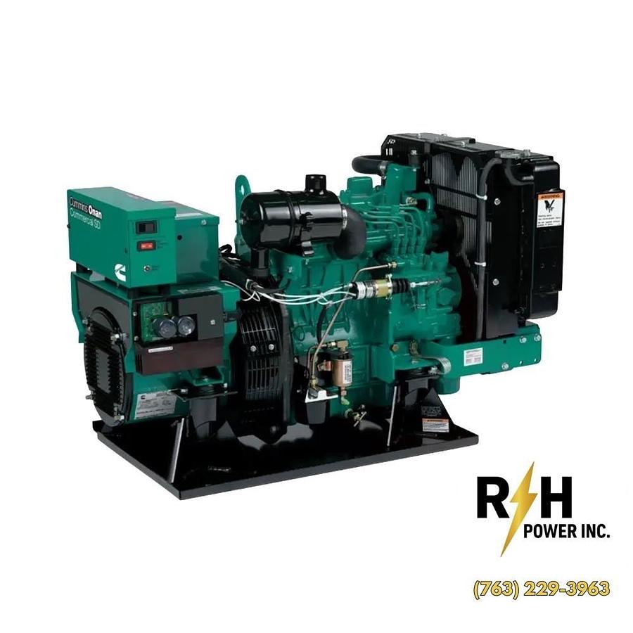 Used 8kw Cummins RV Diesel Generator 8HDKAG-11378K - 120/208V 3PH 60hz - PN: A063B625