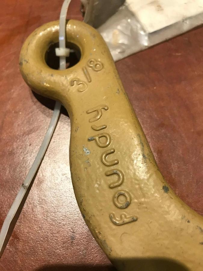New 3/8" Crosby Clevis Foundry Eye Hook | Grade 80 WLL 7,100 lbs.