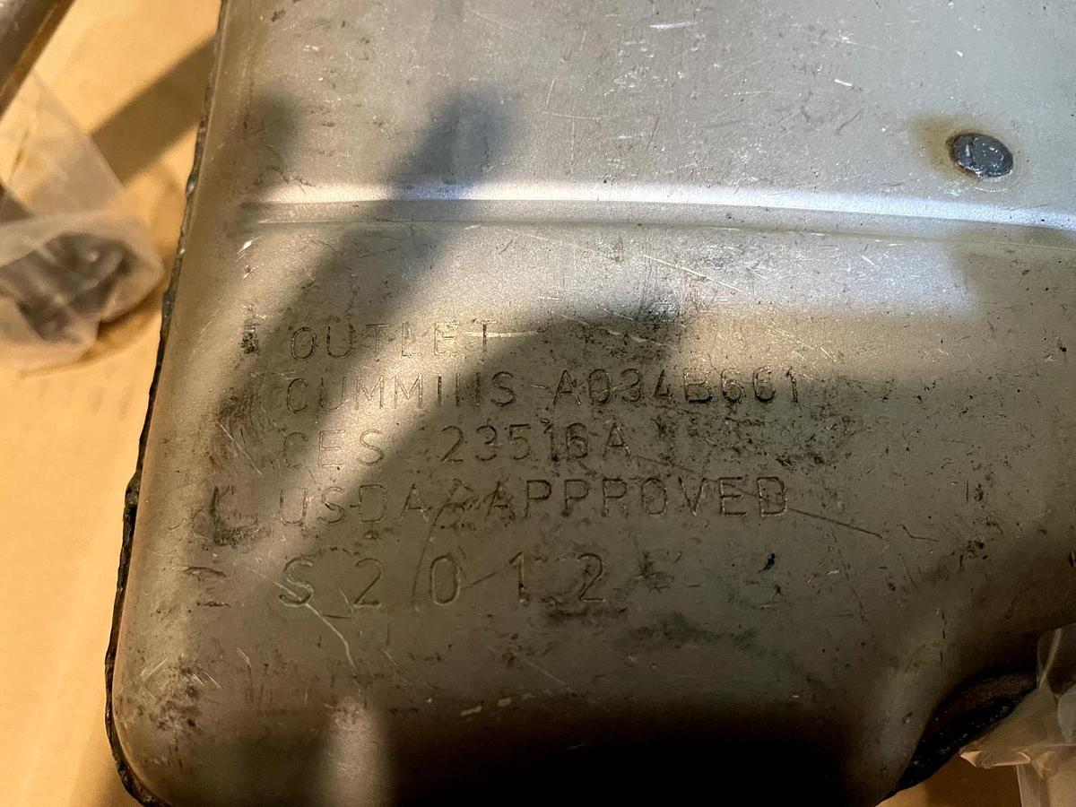 Cummins RV Generator Exhaust Muffler/Silencer A034B661