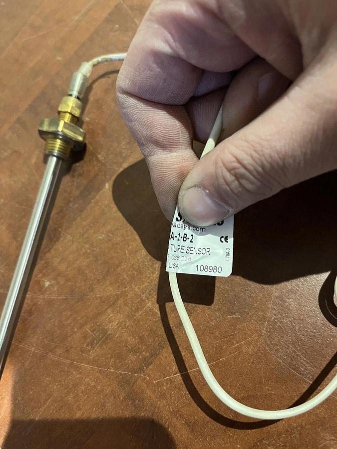 New Mamac Systems TE-703-A-1-B-2 Immersion Temperature Sensor