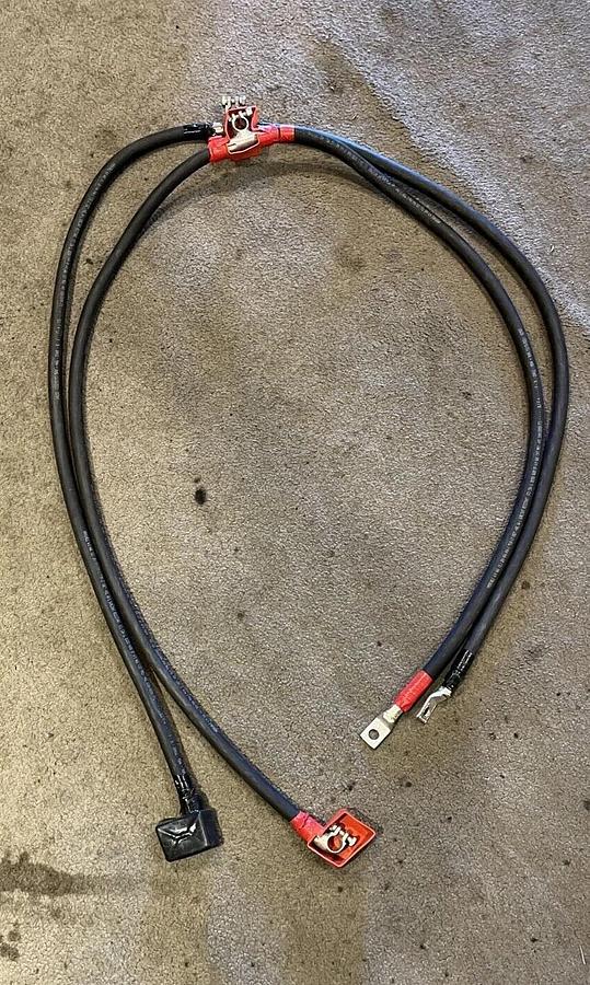 8ft Amercable Triple Termination 4/0 AWG 2KV Battery Cable - 2x Cables (R & B)