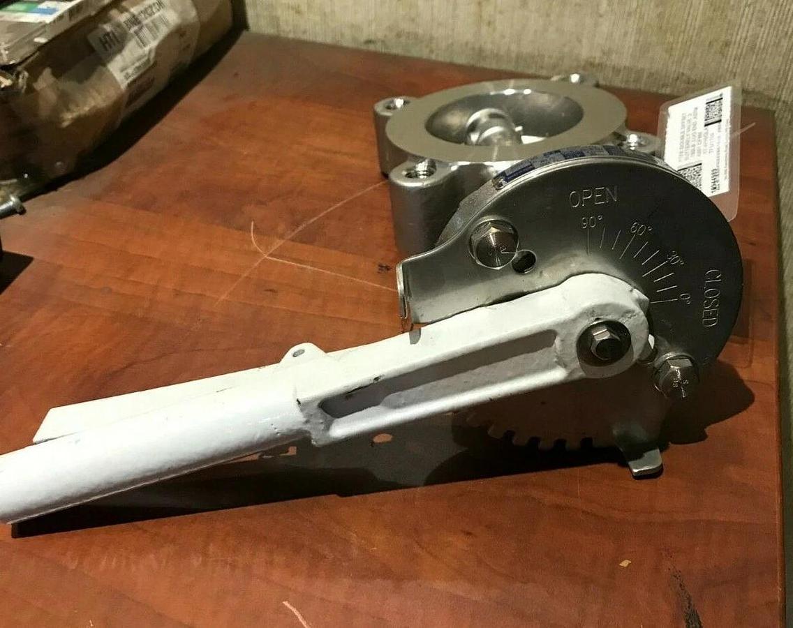 Used New 3" FNW NEWAY PTFE Double Offset Locking Butterfly Vavle | FNWHP1LSTLM 150LB