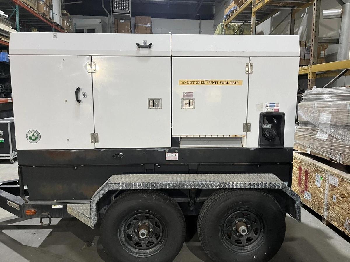 Used 70kva Wacker Neuson G70 Mobile Diesel Generator - S/N: 24445446