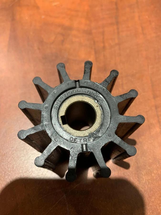 Used (2 Pack) Genuine OEM Sherwood 10615 Onan Water Pump Impeller