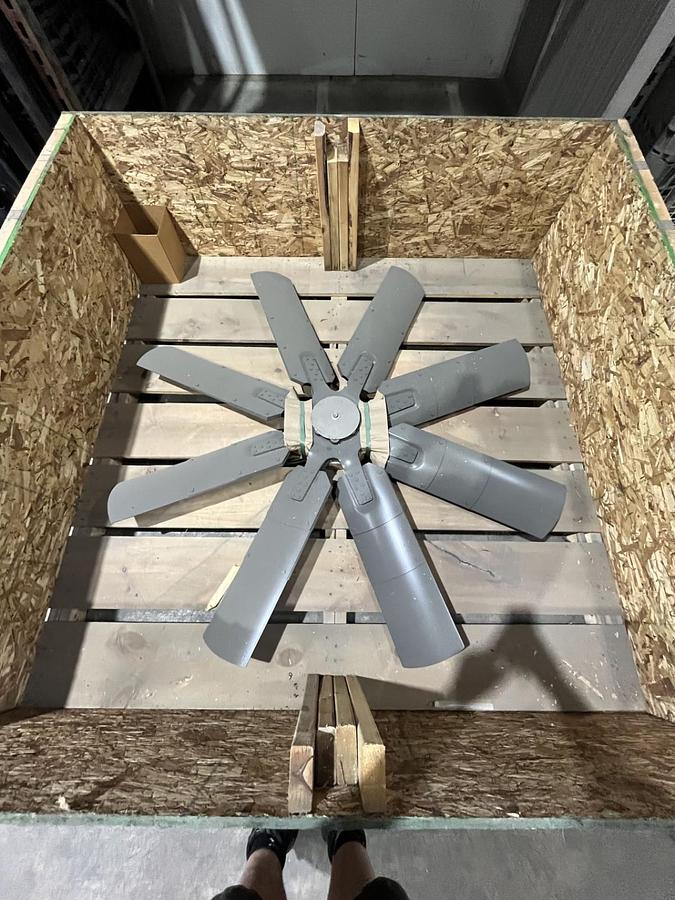 Used New Genuine OEM Cummins Radiator Fan QSK50 P/N: A029V133 | DQGAG DQGAH DQGAJ