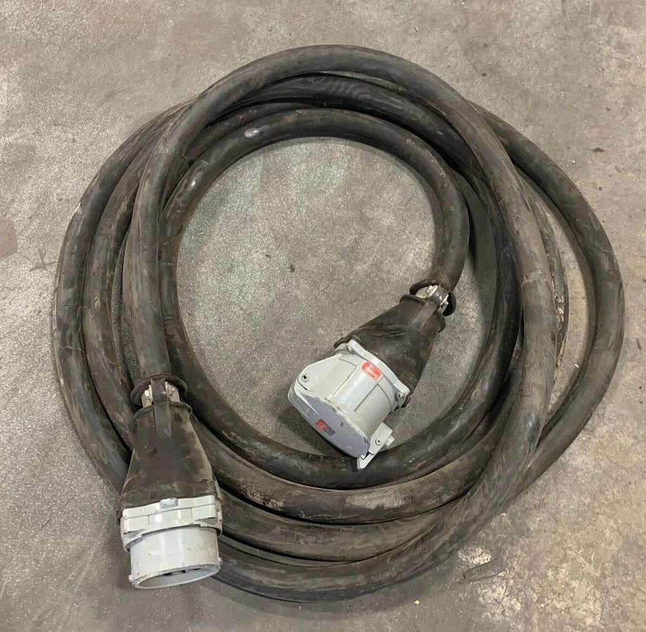 Used 37' 2/0 AWG 4 Conductor Meltric DS 200 Amp 3 Phase 480V Wire Cable