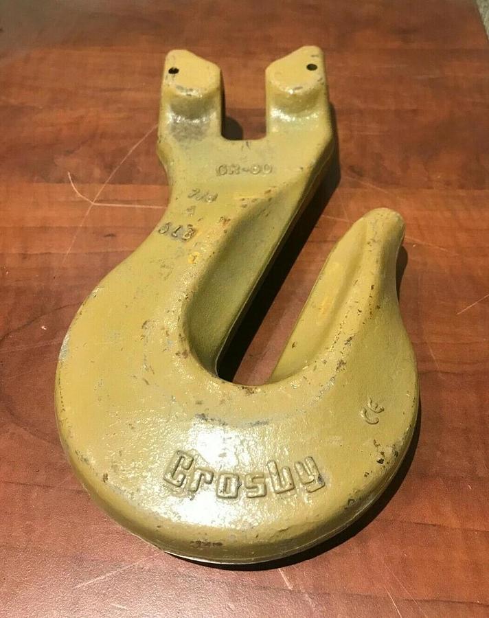 New Crosby 7/8" GR-80 Grade 80 Rigging Lifting Grab Hook | Heavy Duty