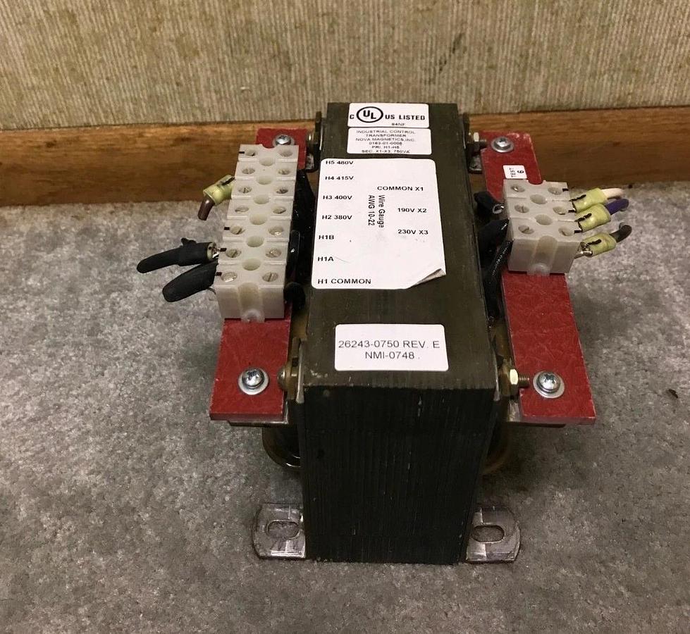 Used Nova Industrial Control Transformer 750VA | 0163-01-0005