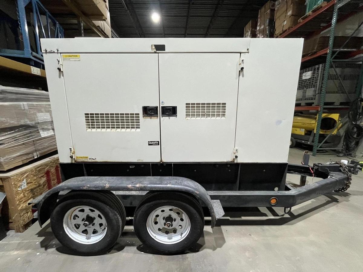 Used 70kVA 2014 Multiquip DCA-70SSJU4i Mobile Diesel Generator - S/N: 7305839