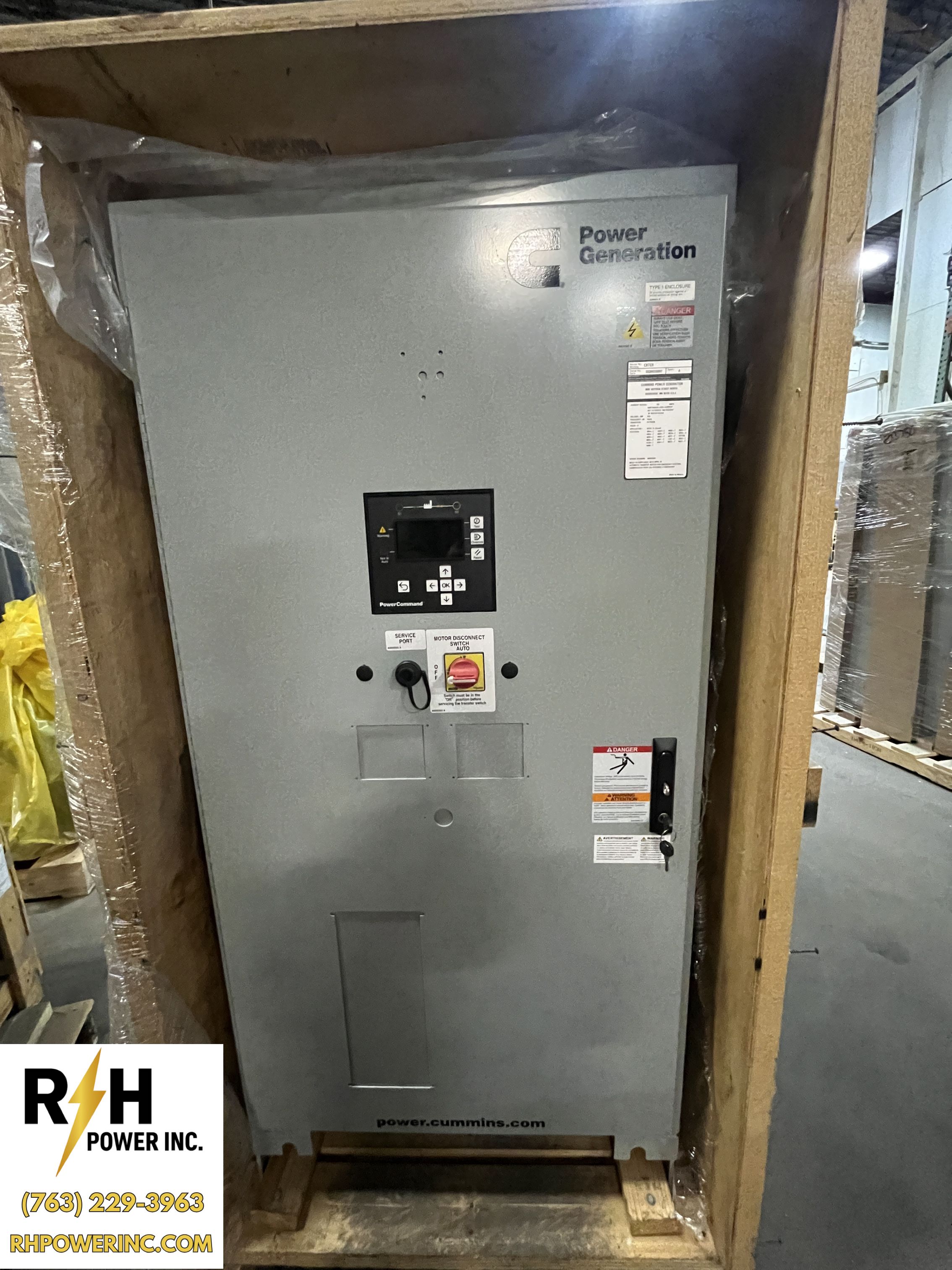 150 Amp 208VAC Cummins CXTC8 Spec. A Automatic Transfer Switch - S/N: D23M220097
