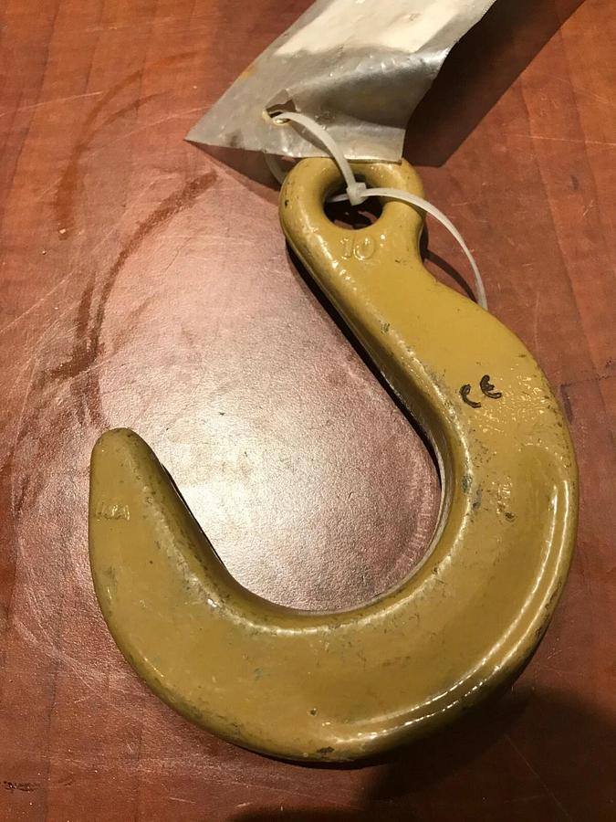 New 3/8" Crosby Clevis Foundry Eye Hook | Grade 80 WLL 7,100 lbs.