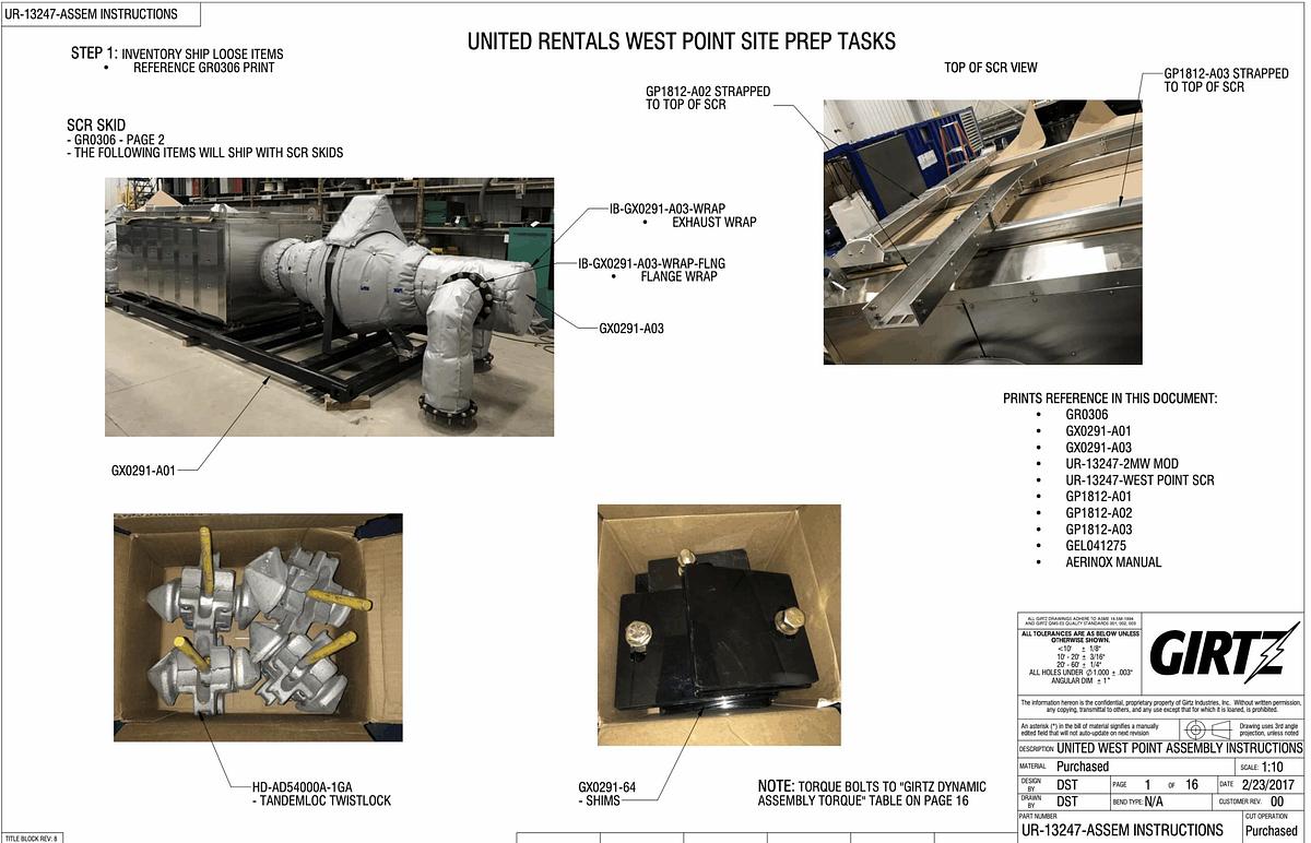 4MW Selective Catalytic Reduction System