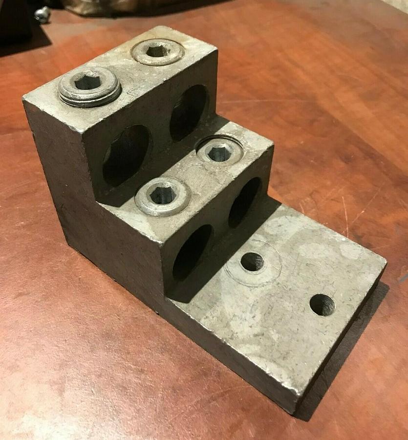 Used Used Aluminum Mechanical Lug 2 Hole 4 Barrel 2 Step