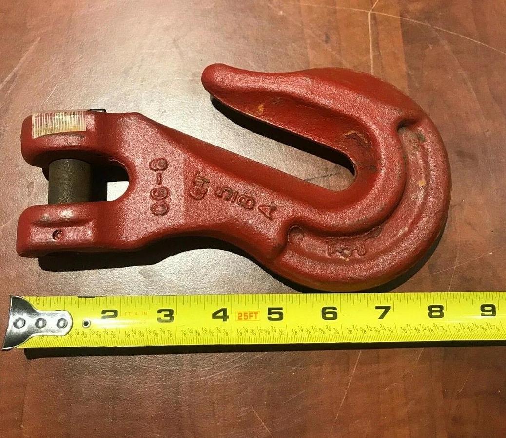 New Crosby 5/8" A-338 16MM Clevis Grab Hook Grade 80 WLL 18,100 lbs.