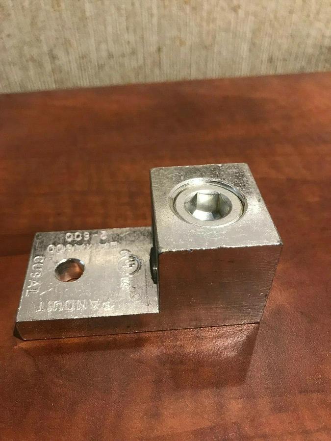 Used (4 Pack) Panduit LAMA600 Aluminum Mechanical Single Barrel Lug | 2-600 CU9AL