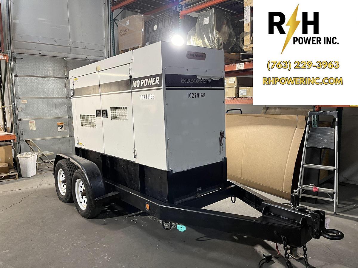 Used 70kva Multiquip DCA-70SSJU4i Mobile Diesel Generator- S/N: 7305846