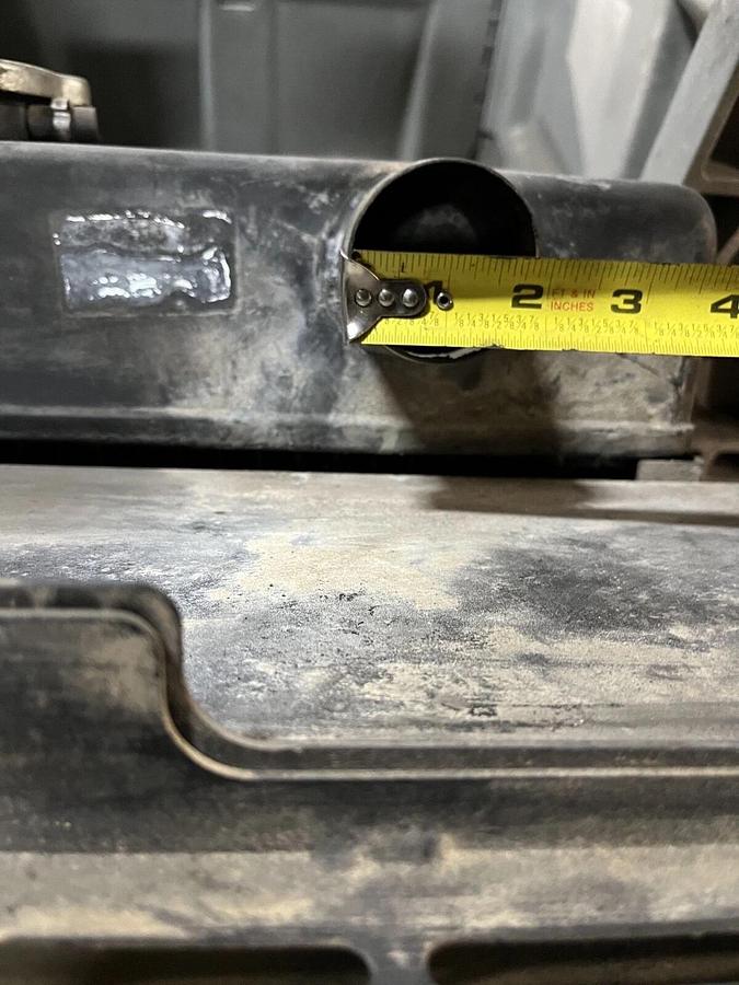 Used Used Magnum Radiator from MMG35FHD with Shroud, Fan Guards & Lower Hose