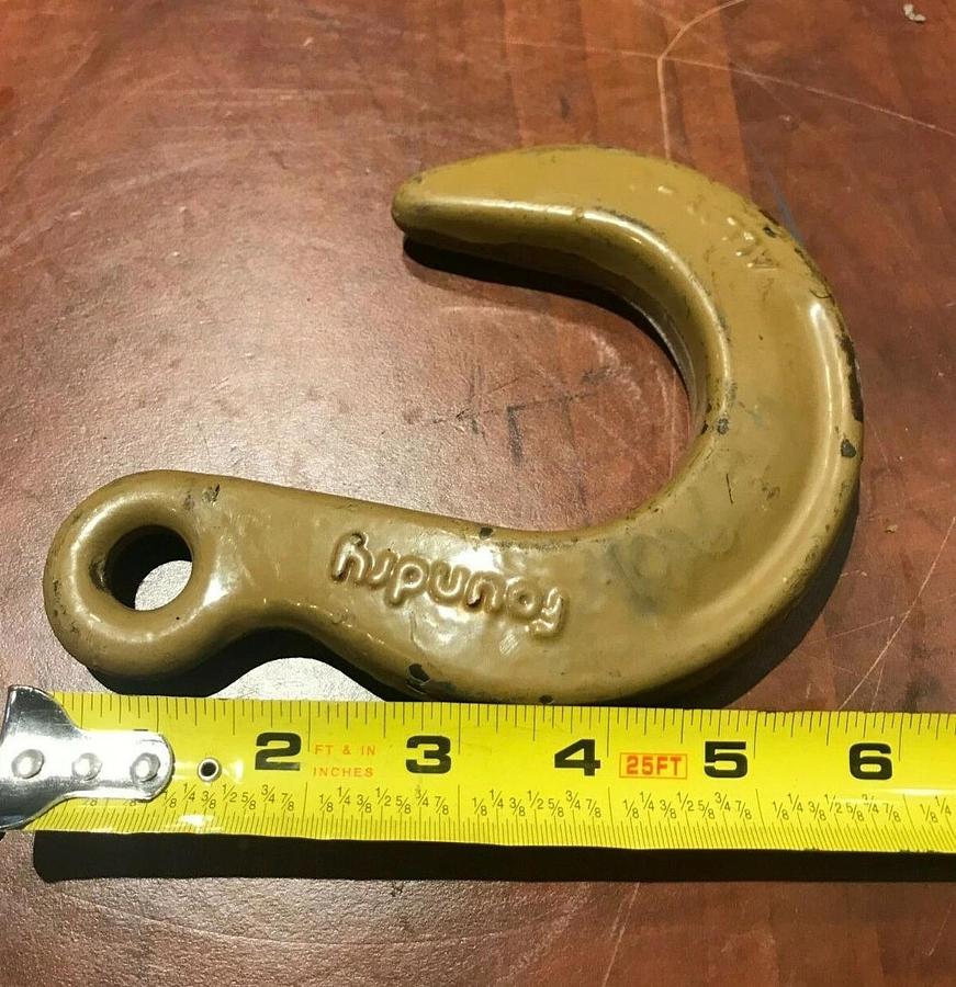 New 1/4"-5/16" Crosby Clevis Foundry Eye Hook | Grade 80 WLL 4,500 lbs.