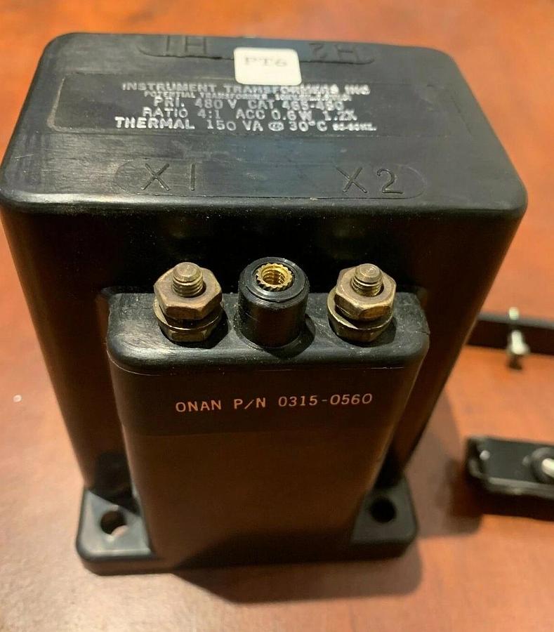 Used Instrument Transformers 465-480 Potential Transformer Pri. 480V 4:1 315-0560