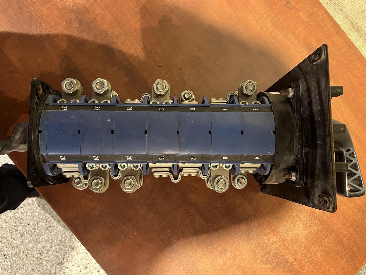 Used 240 Amp 600VAC Kraus & Naimer C315 Voltage Selector Switch from Cummins C150D2RE