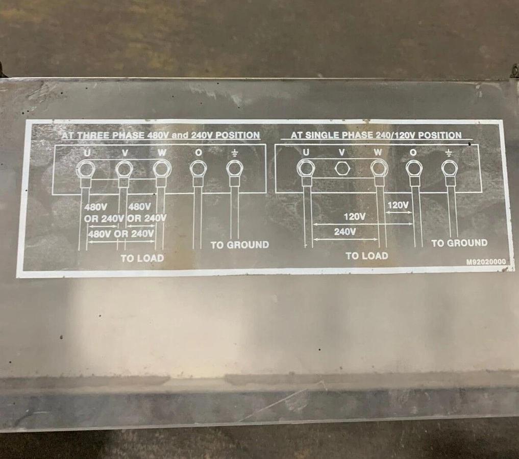 Used Used Multiquip DCA70SSJU4i 3-Phase Output Terminal Cover | P/N: M2237100103