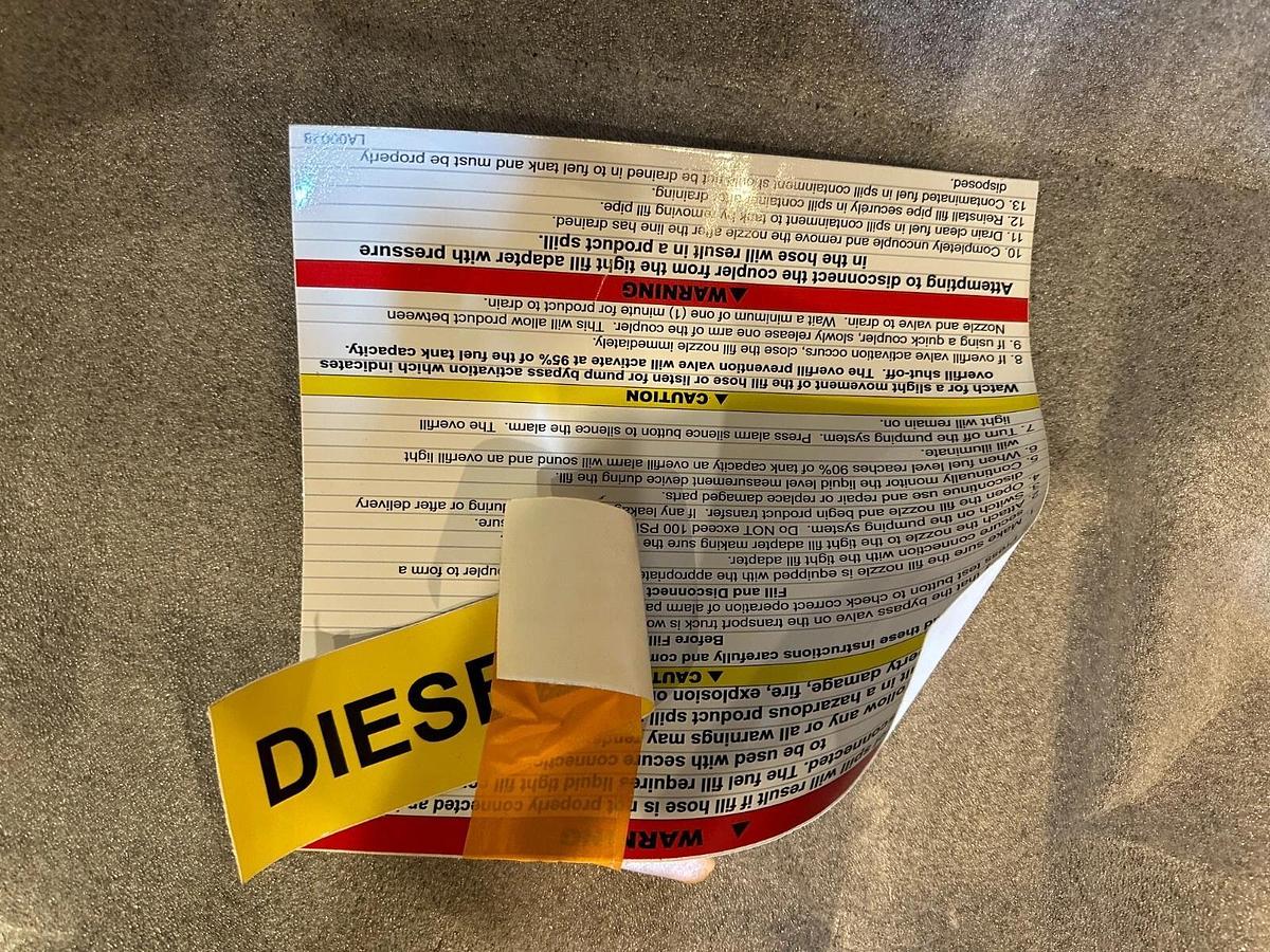 Used Cummins Fuel Tank 5 Gal. Spill Box I P/N: 0541-1466