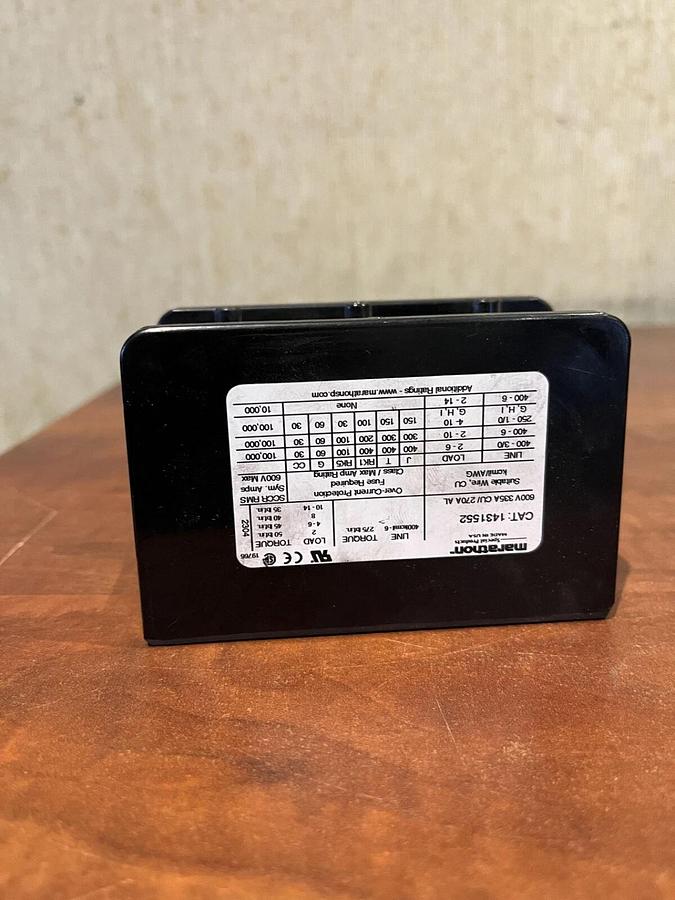 New Marathon Power Terminal Block - P/N: 1431552