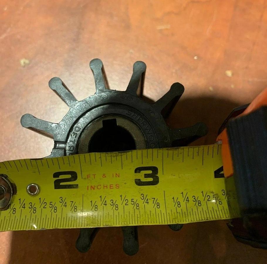 Used (2 Pack) Genuine OEM Sherwood 10615 Onan Water Pump Impeller