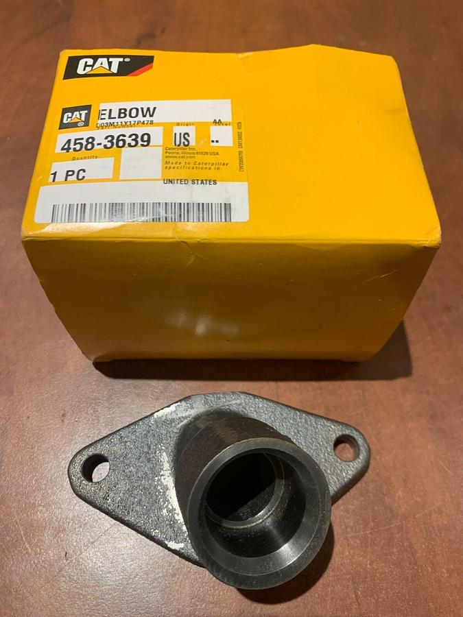 Used New Genuine OEM CAT Caterpillar Elbow | P/N: 458-3639
