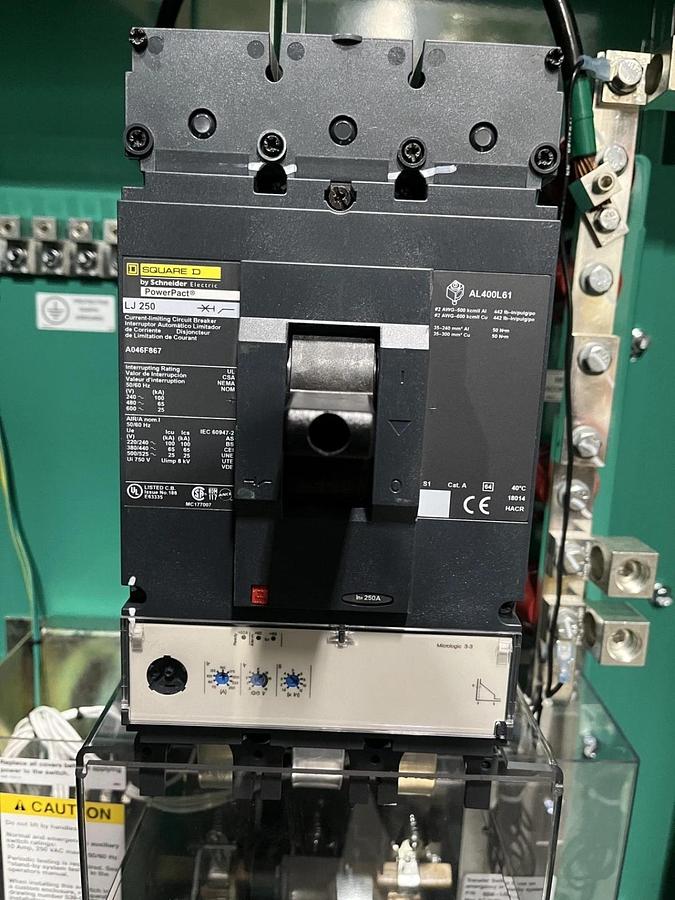 New 150 Amp 480V Cummins OTECSEB Spec. B - S/N: B18M323302