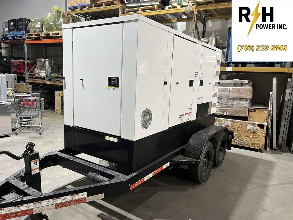 Used 70kw Cummins C70D2RE Spec. B Mobile Diesel Generator - S/N: H190629932