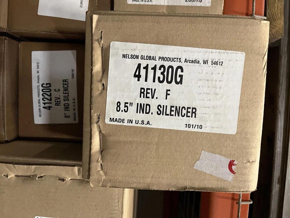 New Nelson / Cummins 41130G Rev. F 8.5" IND Muffler P/N: 0155-2063-02