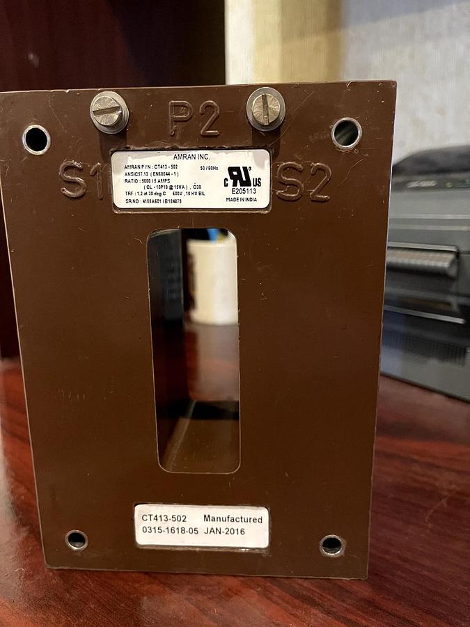 Amran Current Transformer CT413 (Cummins P/N: 0315-1618-05)