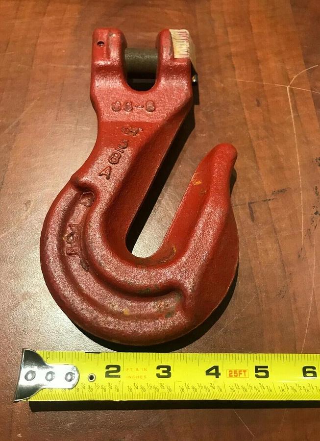 New Crosby 5/8" A-338 16MM Clevis Grab Hook Grade 80 WLL 18,100 lbs.