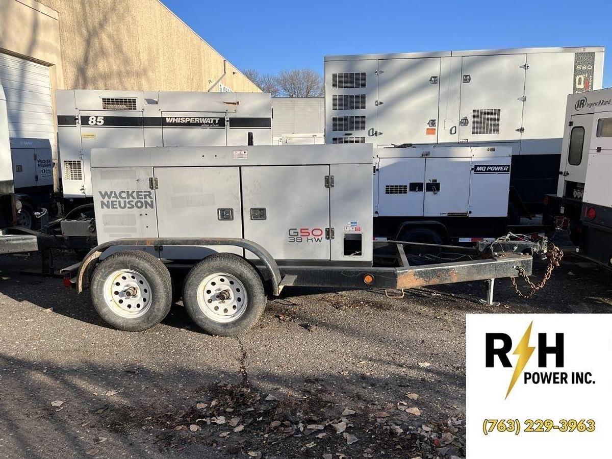 Used 14' Double Axle Trailer (Wacker Neuson Enclosure not included)